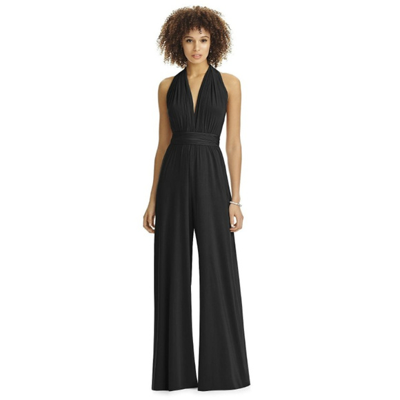 The Dessy Group Pants - NWOT The Dessy Group Twist Wrap Jumpsuit Luxury B7